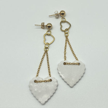 Heart Cascade Earring