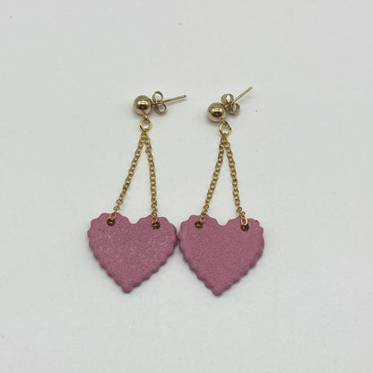 Heart Cascade Earring