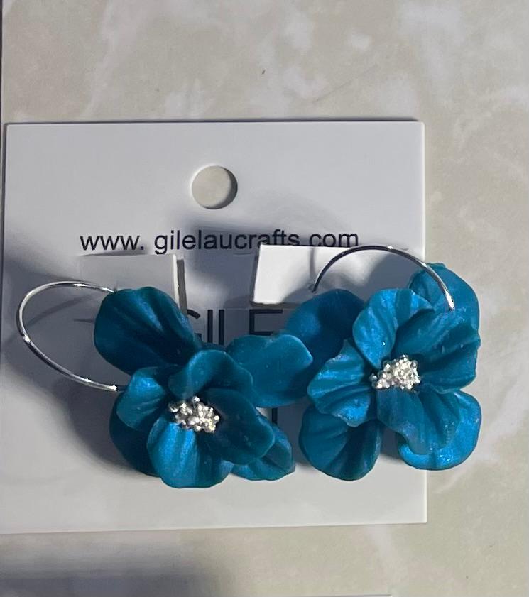 Floral Christmas 2 earrings