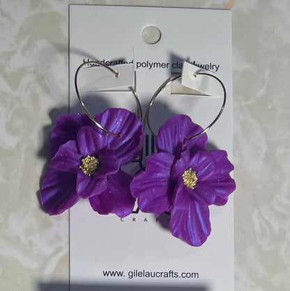 Floral Christmas 2 earrings