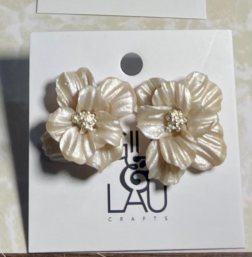 Floral Christmas 2 earrings