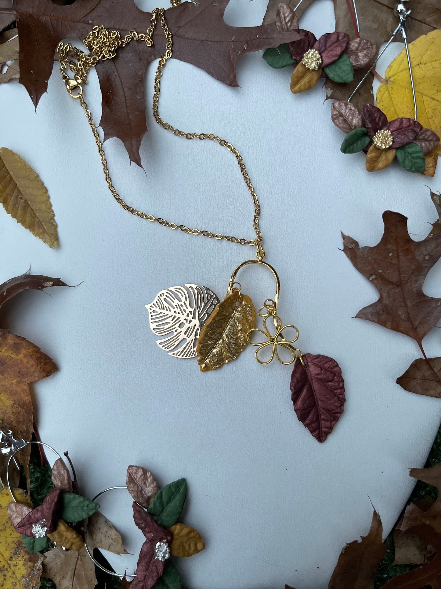 Fall leaves Necklace