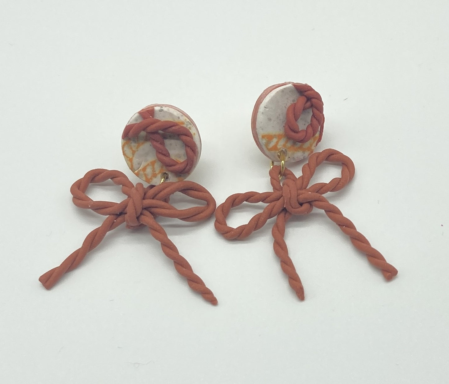 Whispering Threads Circle Loops Earrings