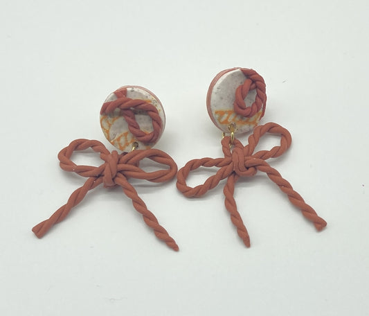 Whispering Threads Circle Loops Earrings