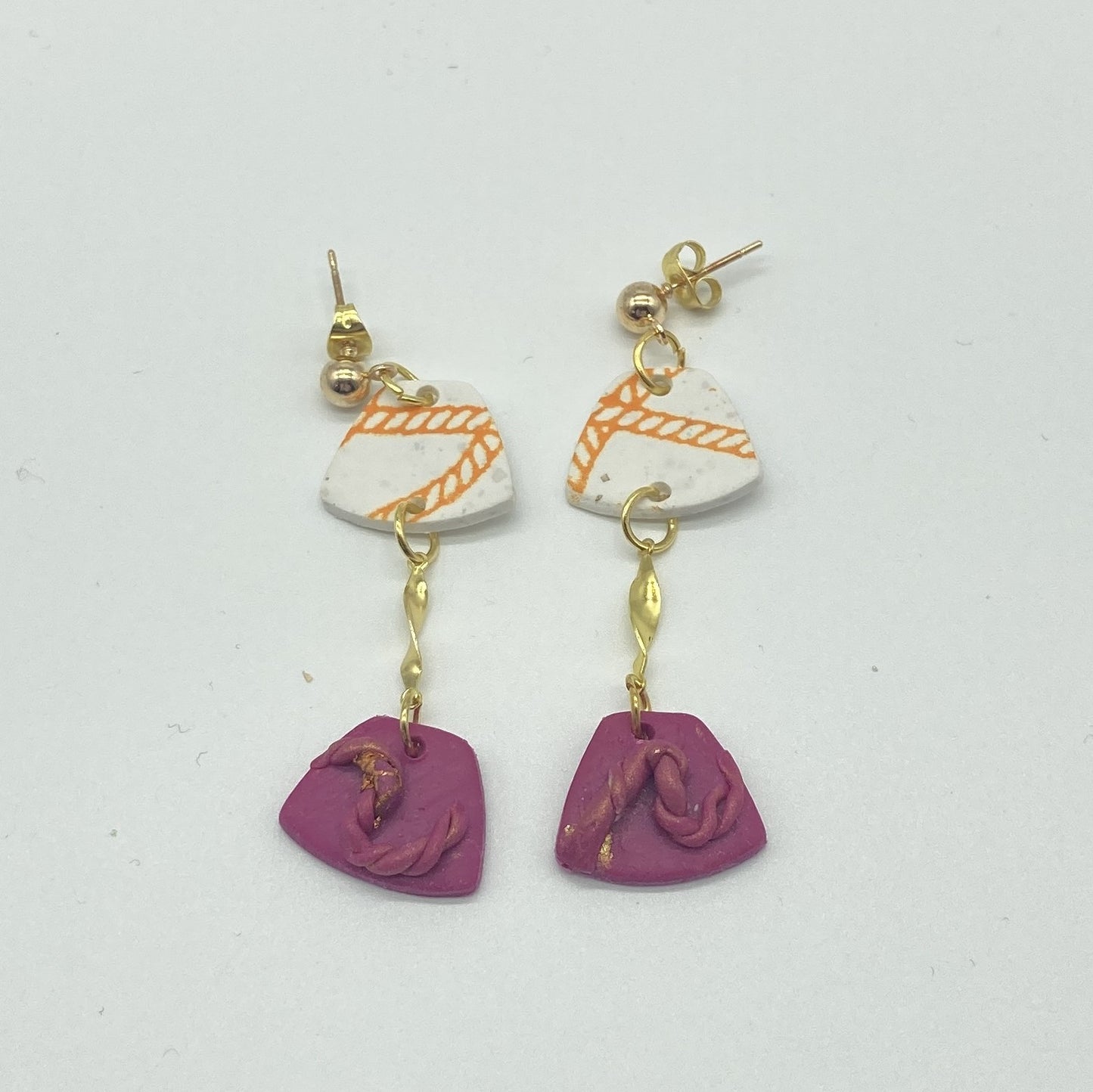 Whimsical Bag Dangles Earrings