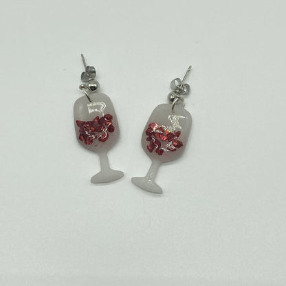 Wine Glass Whimsy Earrings