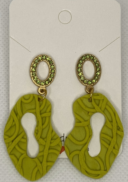 Verdant Cell Patterns Earrings