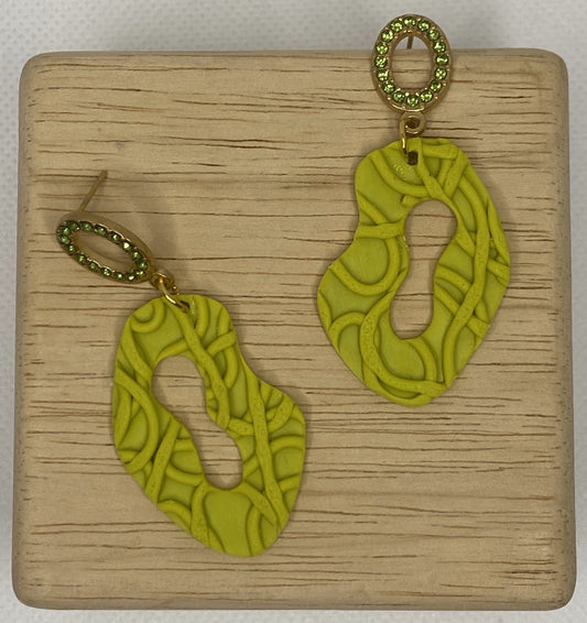 Verdant Cell Patterns Earrings