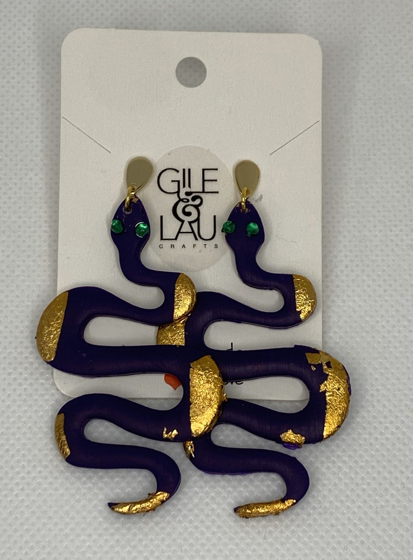 Royal Serpent's Gaze Earrings