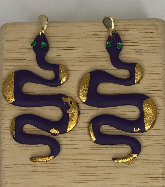 Royal Serpent's Gaze Earrings