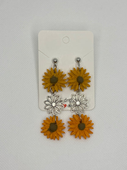 Sunflower Bloom earrings