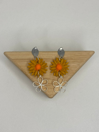 Sunflower Brilliant Earrings