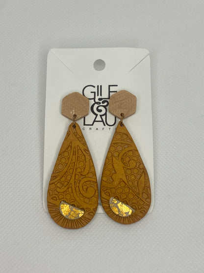 Golden Sands Drop Earrings