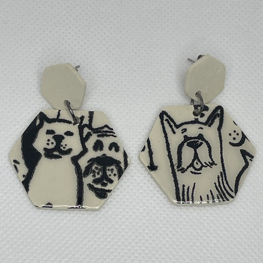 Pet Hexagon Harmony Earrings