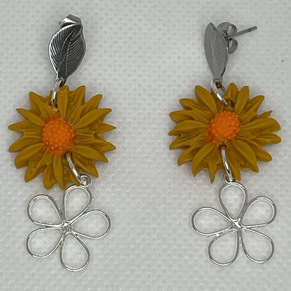 Sunflower Brilliant Earrings