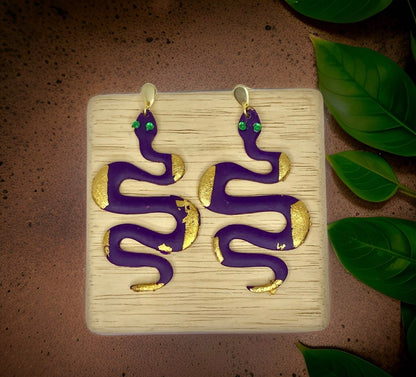 Royal Serpent's Gaze Earrings