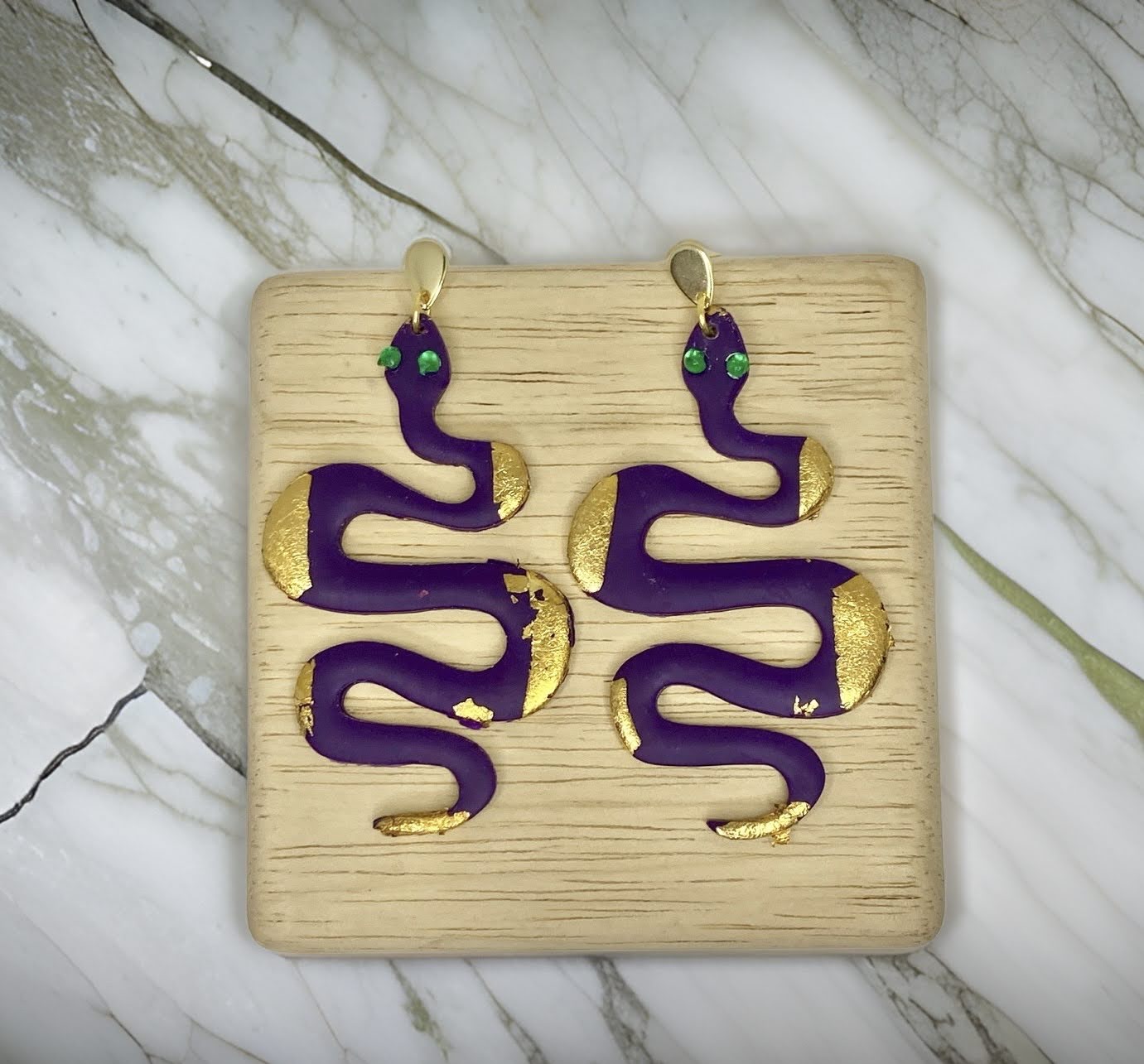 Royal Serpent's Gaze Earrings