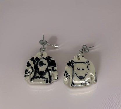 Pet Jersey Earrings