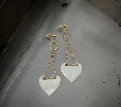 Heart Cascade Earring