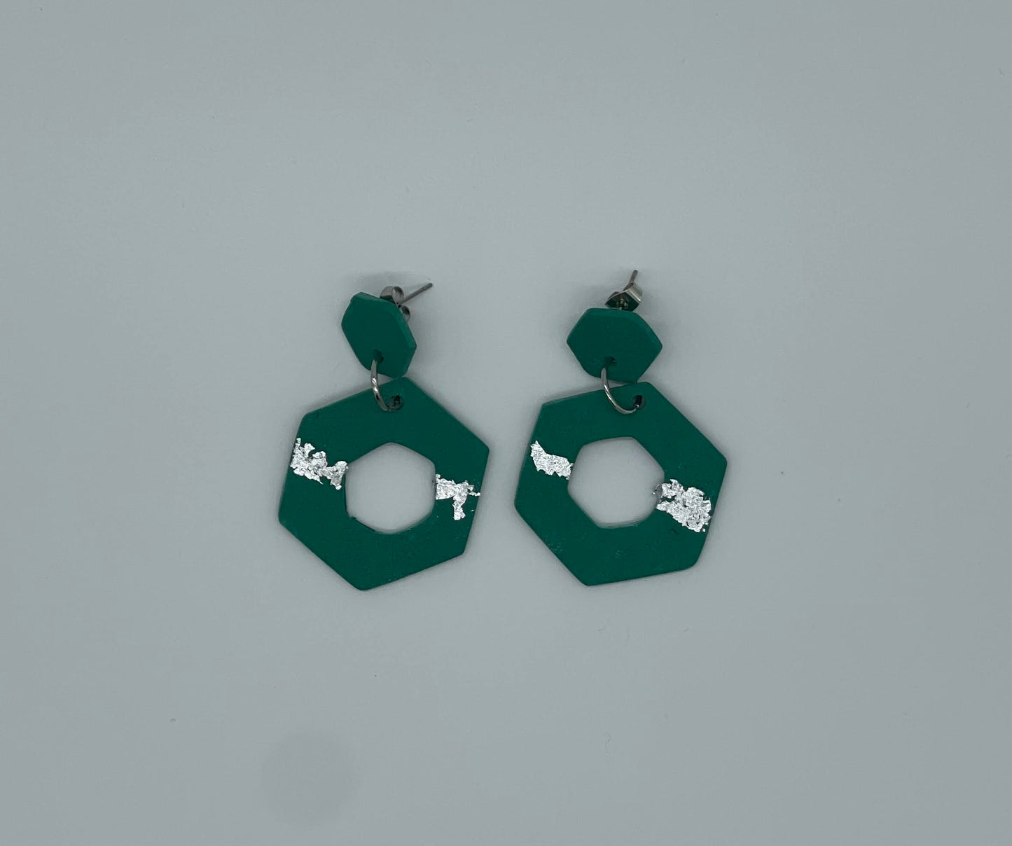 Lagoon Hexagon Drops Earrings