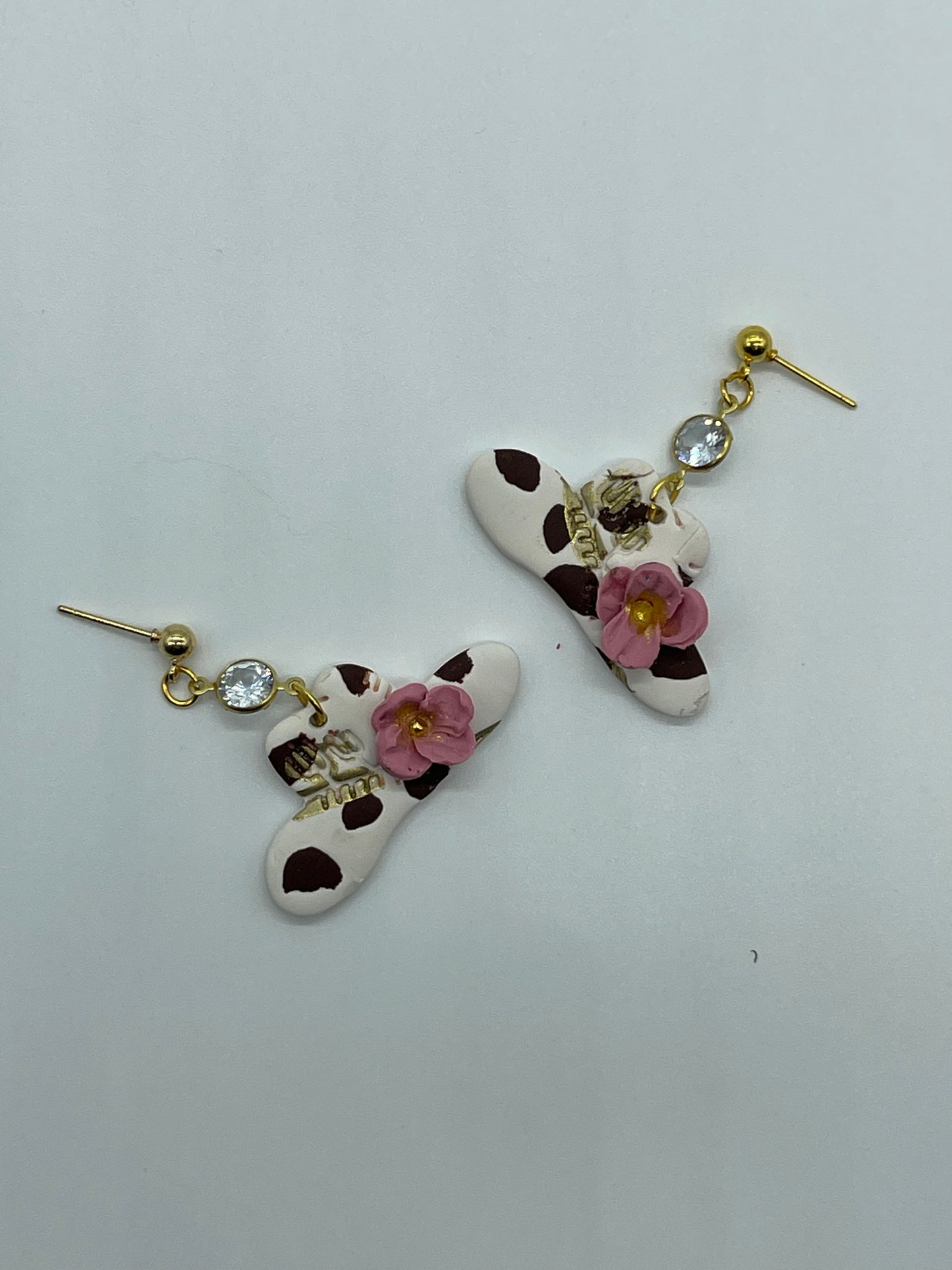 Western Blossom Hat Earrings