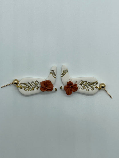 Western Blossom Boots Earrings