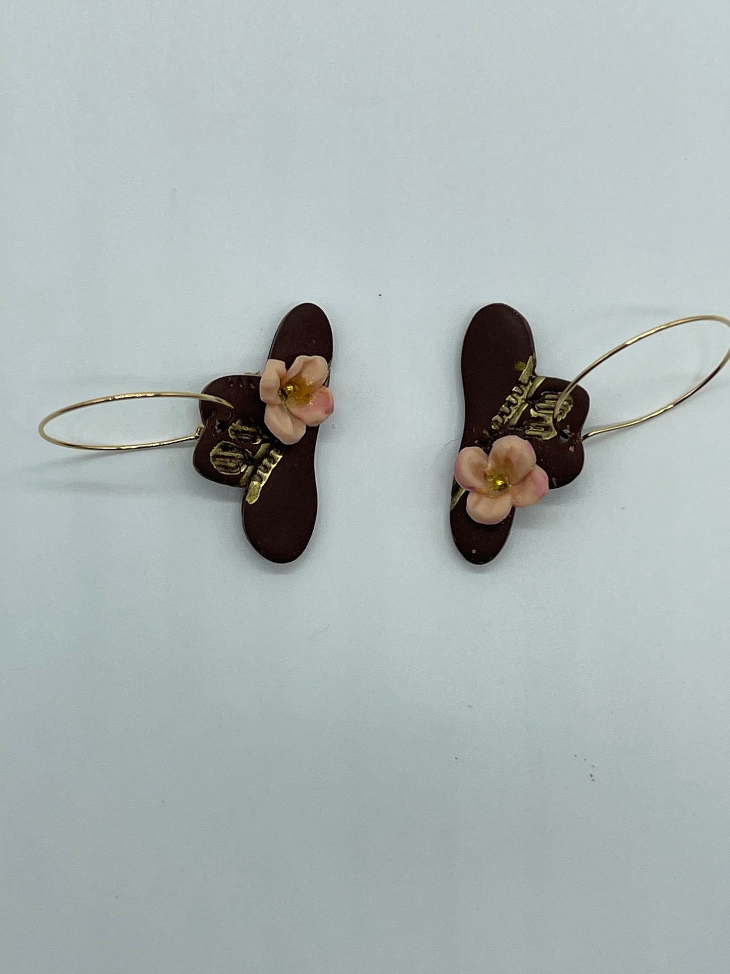 Western Blossom Hat Earrings