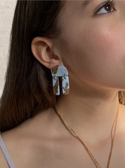 Mystic Stonehenge Marbles Earrings